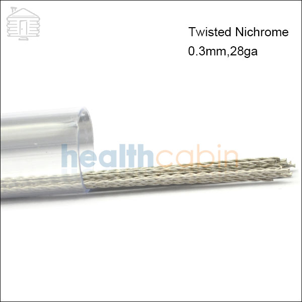 Twisted Nichrome Rod Wire (0.3mm, 28ga)